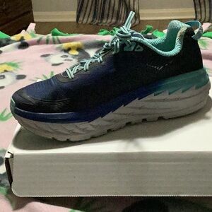 COPY - Hoka One One Women's Athletic Shoes - Blue and Teal